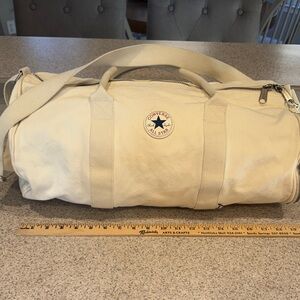 Converse All Star Beige Duffel Bag
